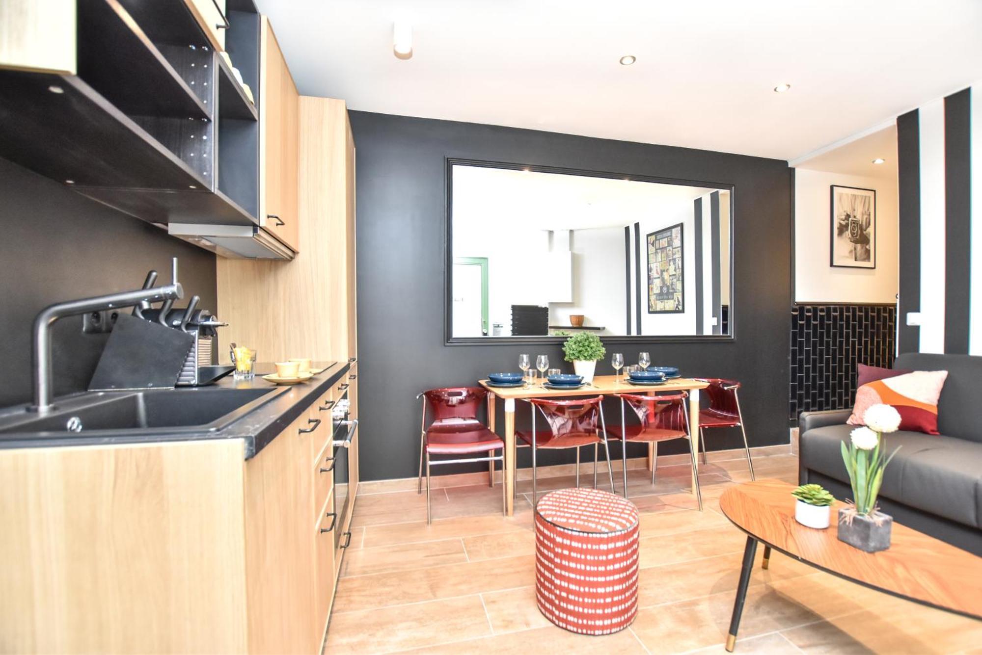 Cosy - 1br-4p - Republique Appartement